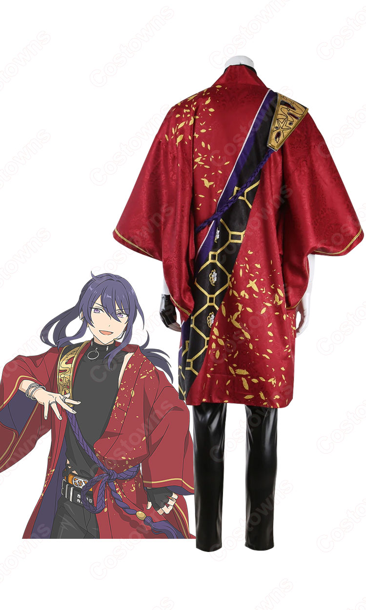 あんスタ 温故知新／継承の御前試合 コスプレ衣装 『あんさんぶるスターズ！！』[喧嘩の試合] 鬼龍紅郎（きりゅうくろう） [剣技の試合]神崎颯馬（かんざきそうま） cosplay 仮装 変装-4