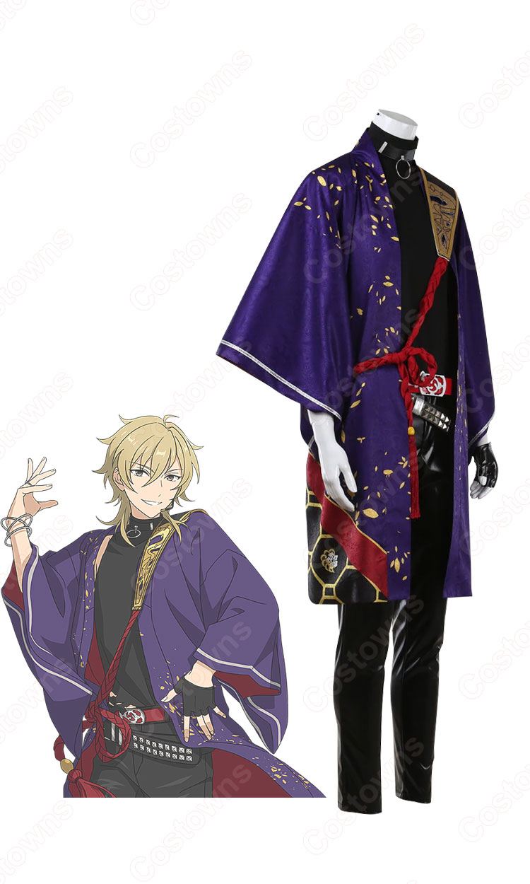 あんスタ 温故知新／継承の御前試合 コスプレ衣装 『あんさんぶるスターズ！！』 [付き合い試合]羽風薫（はかぜかおる） [力比べの試合]大神晃牙（おおがみこうが） [勝負の試合]乙狩アドニス（おとがりあどにす） cosplay 仮装 変装-3