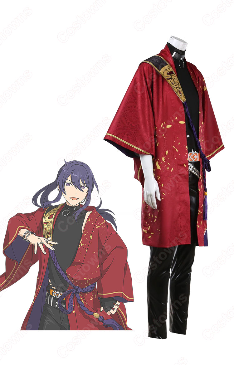 あんスタ 温故知新／継承の御前試合 コスプレ衣装 『あんさんぶるスターズ！！』[喧嘩の試合] 鬼龍紅郎（きりゅうくろう） [剣技の試合]神崎颯馬（かんざきそうま） cosplay 仮装 変装-3