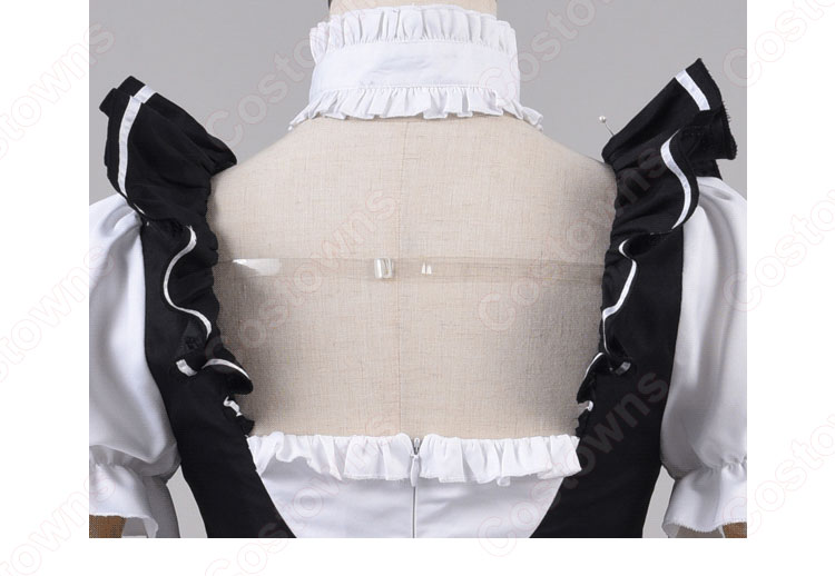 デアラ 時崎狂三(ときさきくるみ) メイド服 コスプレ衣装 『デート・ア・ライブ』 可愛い メイド変装 cosplay 仮装-5