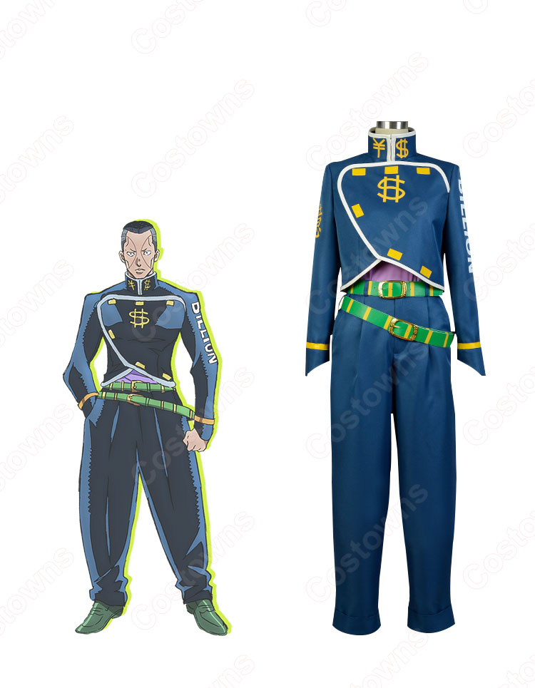 ジョジョ4部 虹村億泰(にじむらおくやす) コスプレ衣装 『ジョジョの奇妙な冒険 ダイヤモンドは砕けない』 cosplay 仮装 変装-1