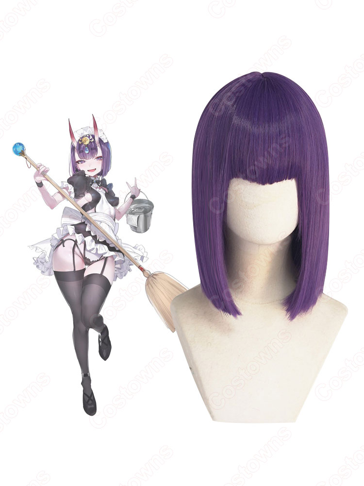 FGO 酒呑童子(しゅてんどうじ) コスプレウィッグ『Fate/Grand Order』(フェイト・グランドオーダー) 耐熱かつら cosplay wig 通販-1