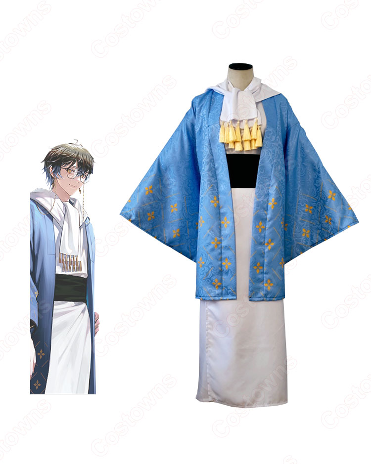 にじさんじ Ike Eveland (アイク・イーヴランド) 新年 和服 コスプレ衣装 Vtuber 「ニューイヤーボイス2022」バーチャルライバー 衣装 cosplay 仮装 変装-2