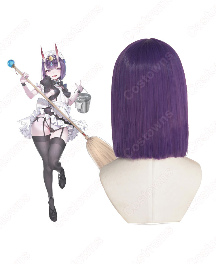 当店在庫してます！ FGO 酒呑童子（しゅてんどうじ） コスプレウィッグ『Fate/Grand キッズコスチュームアクセサリー