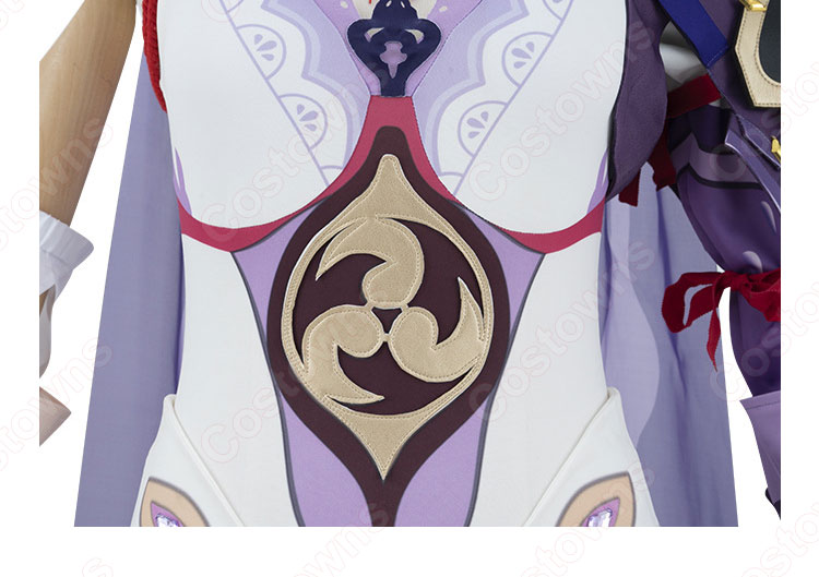 薄櫻が綻ぶ時 雷電将軍(らいでんしょうぐん) 禍津御建鳴神命 コスプレ衣装 『原神』(げんしん) 夢想楽土の結末 cosplay 仮装 変装-5