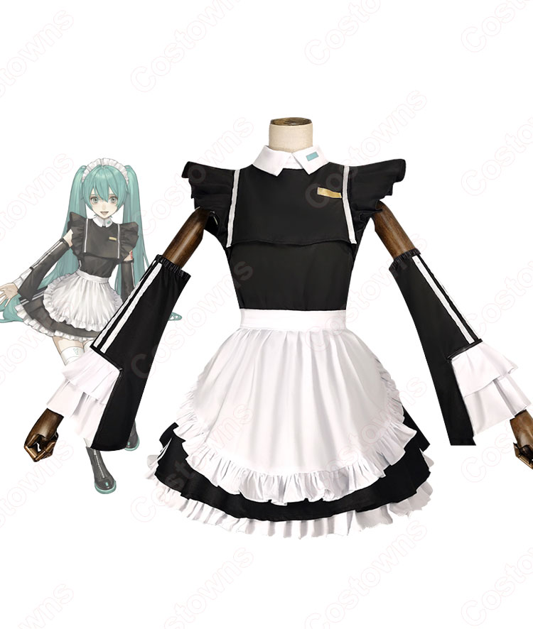 初音ミク 同人ドレス 戦闘メイド コスプレ　衣装 Amazon.co.jp: [エルフ森林] 初音ミク コスプレ 衣装 メイド服