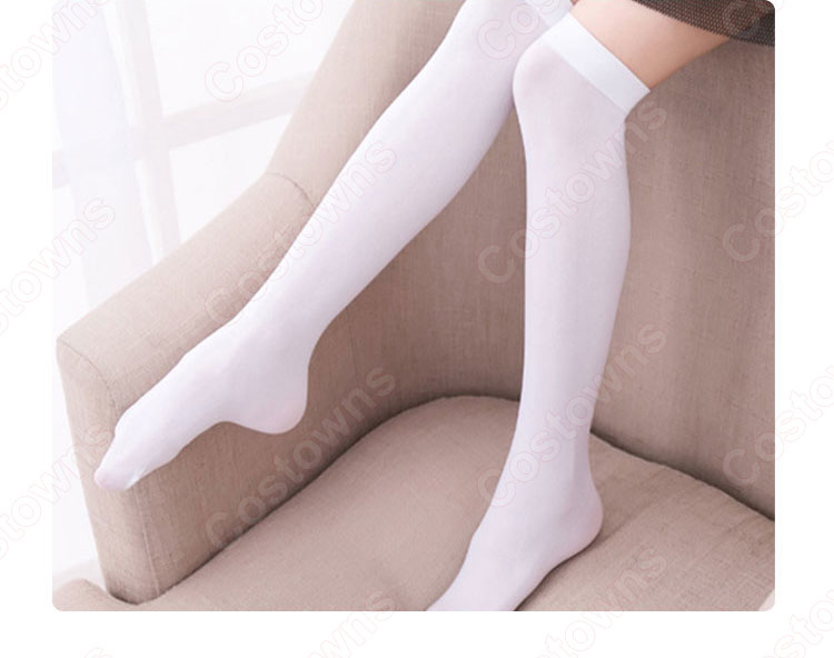 初音ミク（はつね ミク） スポーティメイド コスプレ衣装 黒白 ワンピース メイド服-11