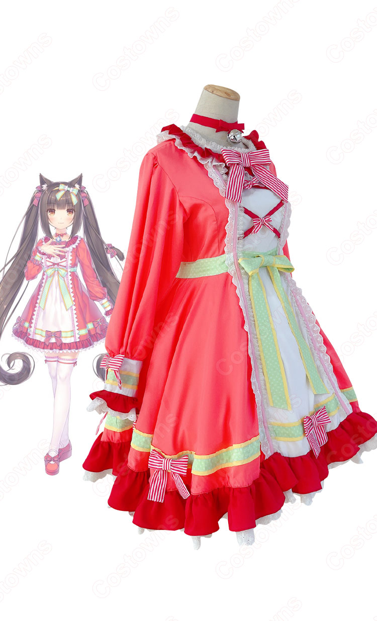 ネコぱら ショコラ バニラ 冬 コスプレ衣装-5