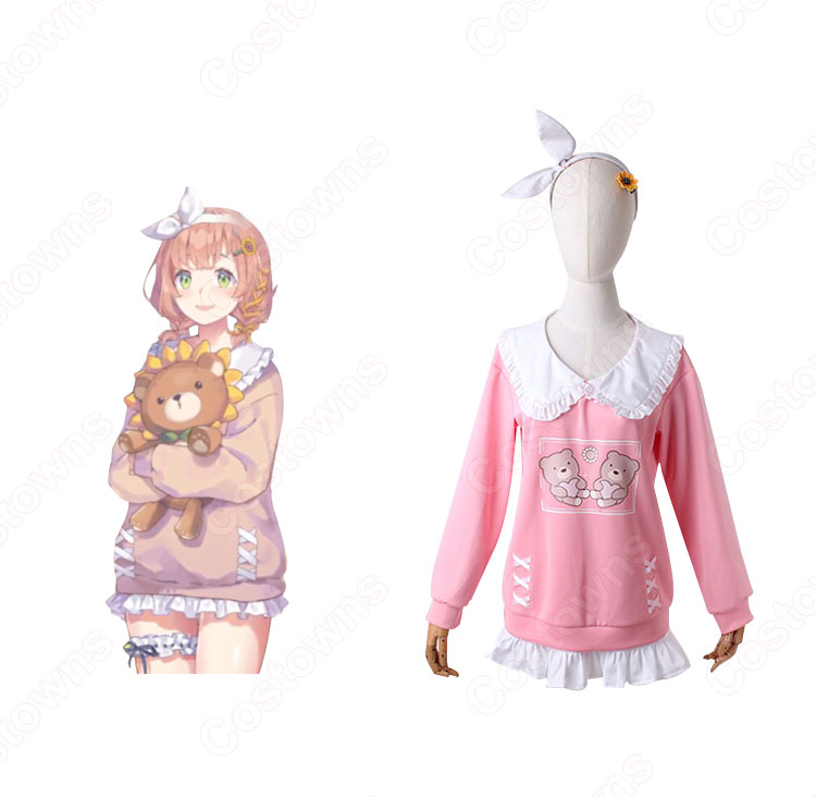VTuber 本間ひまわり(ほんまひまわり) 新衣装 コスプレ衣装 『にじさんじ』 バーチャルライバー cosplay 仮装 変装-5