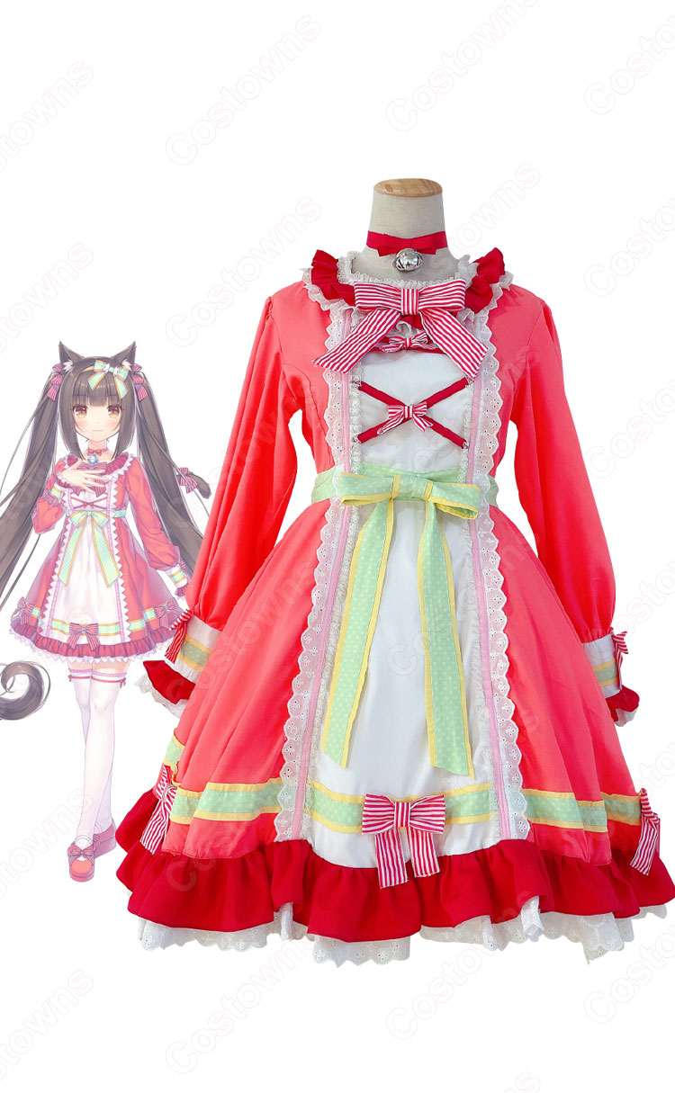 ネコぱら ショコラ バニラ 冬 コスプレ衣装-4