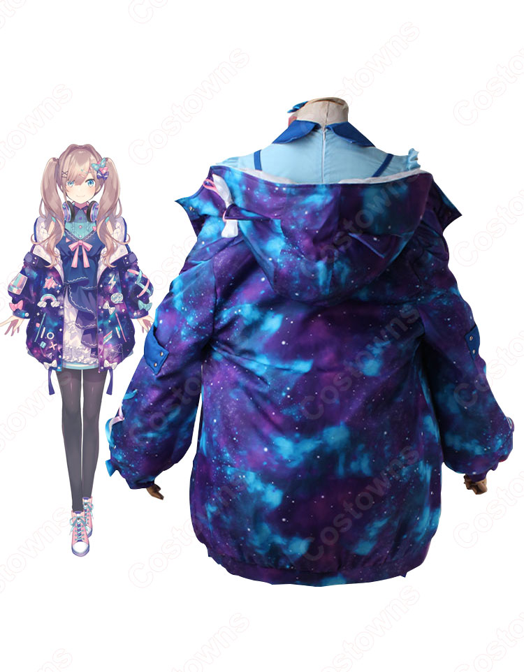 VTuber 鈴原るる(すずはらるる) 新衣装 コスプレ衣装 『にじさんじ』 バーチャルライバー cosplay 仮装 変装-3