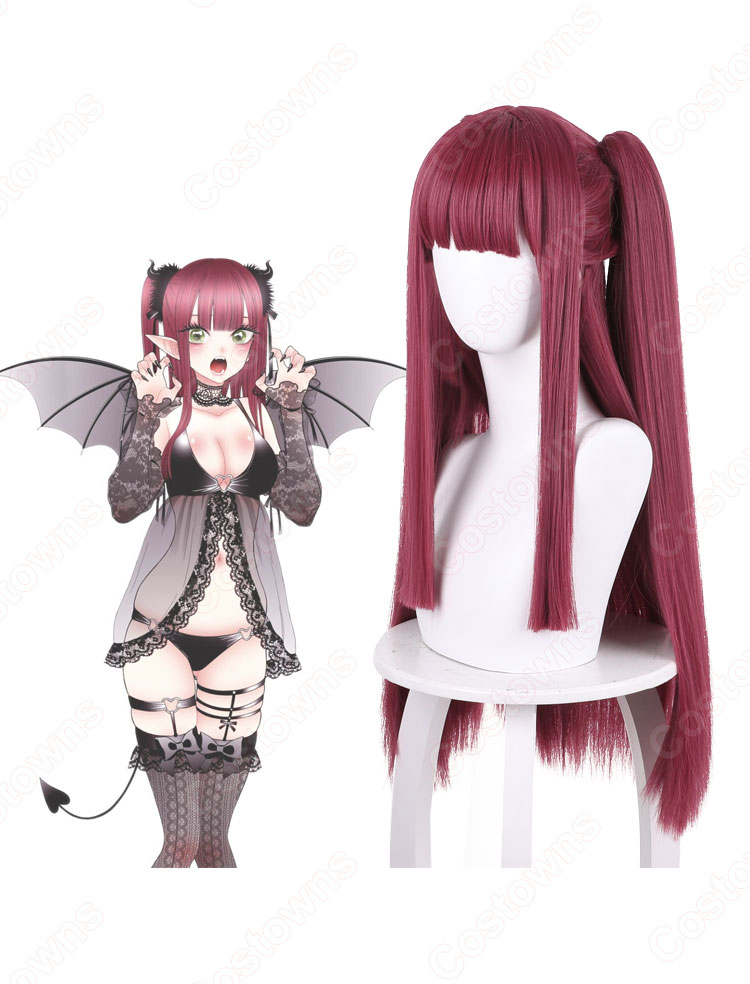 着せ恋 喜多川海夢(きたがわまりん) サキュバス リズ/小悪魔 コスプレウィッグ 『その着せ替え人形は恋をする』 耐熱かつら cosplay wig 通販-2