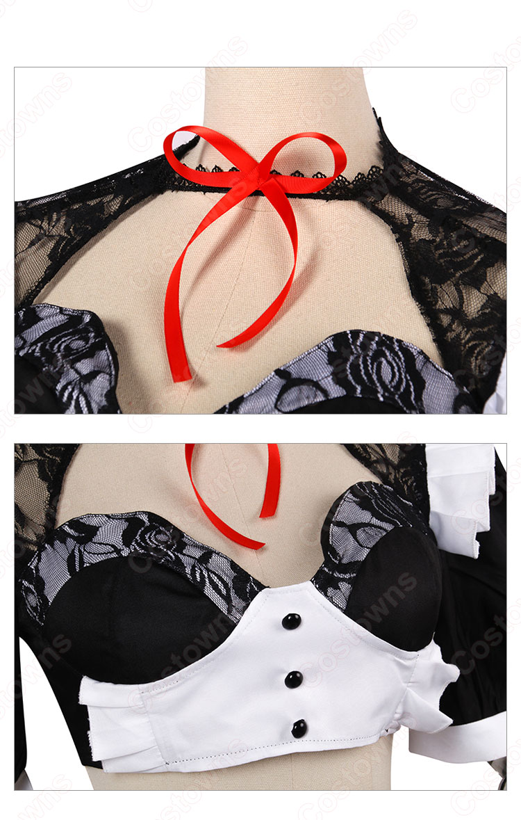 着せ恋 喜多川海夢（きたがわまりん）夏 セクシー メイド服 コスプレ衣装 『その着せ替え人形は恋をする』（そのビスク・ドールはこいをする） cosplay 仮装 変装-4