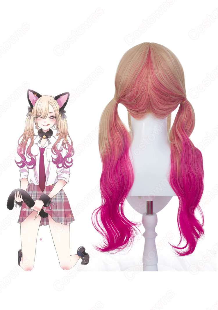 着せ恋 喜多川海夢（きたがわまりん） 猫娘 コスプレウィッグ 『その着せ替え人形は恋をする』 耐熱かつら cosplay wig 通販-2