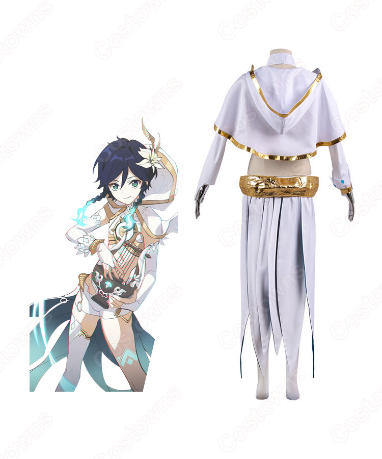 漫画 風神 ウェンティ コスプレ衣装 『原神』(げんしん) cosplay 仮装 変装-3