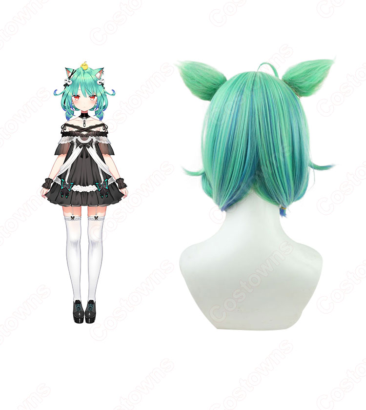 VTuber 潤羽るしあ（うるはるしあ） コスプレウィッグ hololive（ホロライブ） 3期生 バーチャルYouTuber バーチャルアイドル  るーちゃん 耐熱かつら cosplay wig 通販 - Costowns