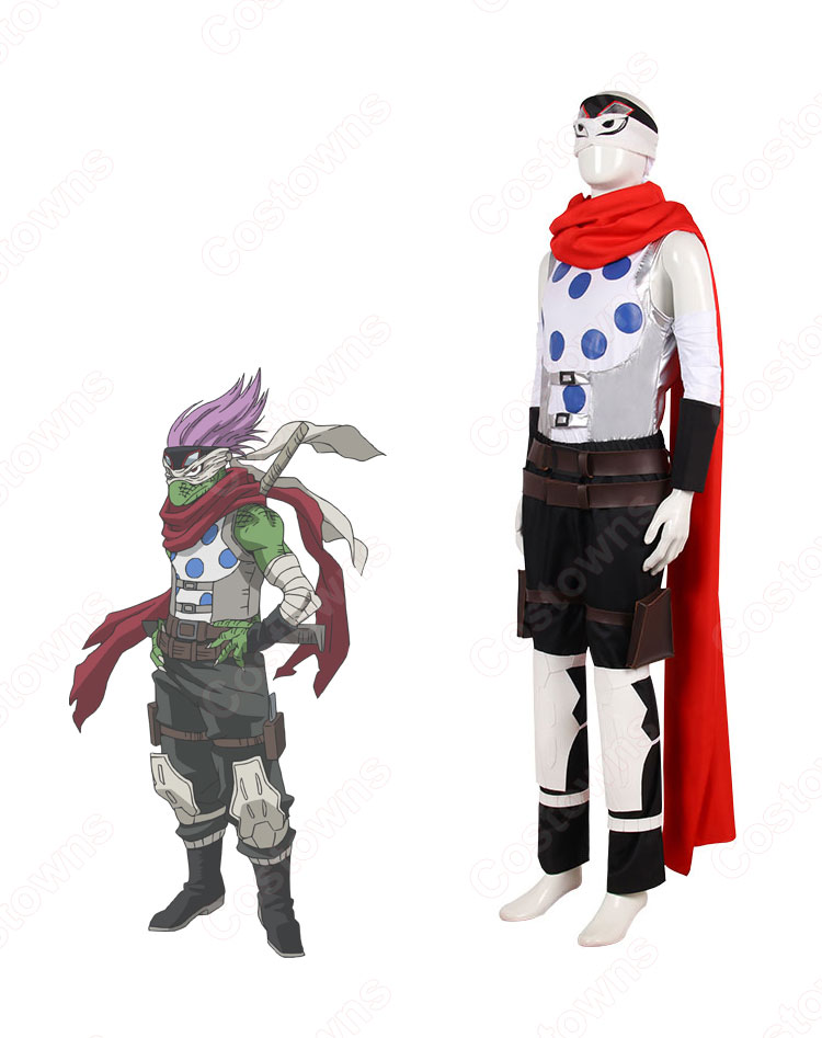 ヒロアカ スピナー 伊口秀一(いぐちしゅういち) 戦闘服 コスプレ衣装 『僕のヒーローアカデミア』(ぼくのヒーローアカデミア) cosplay 仮装 変装-2