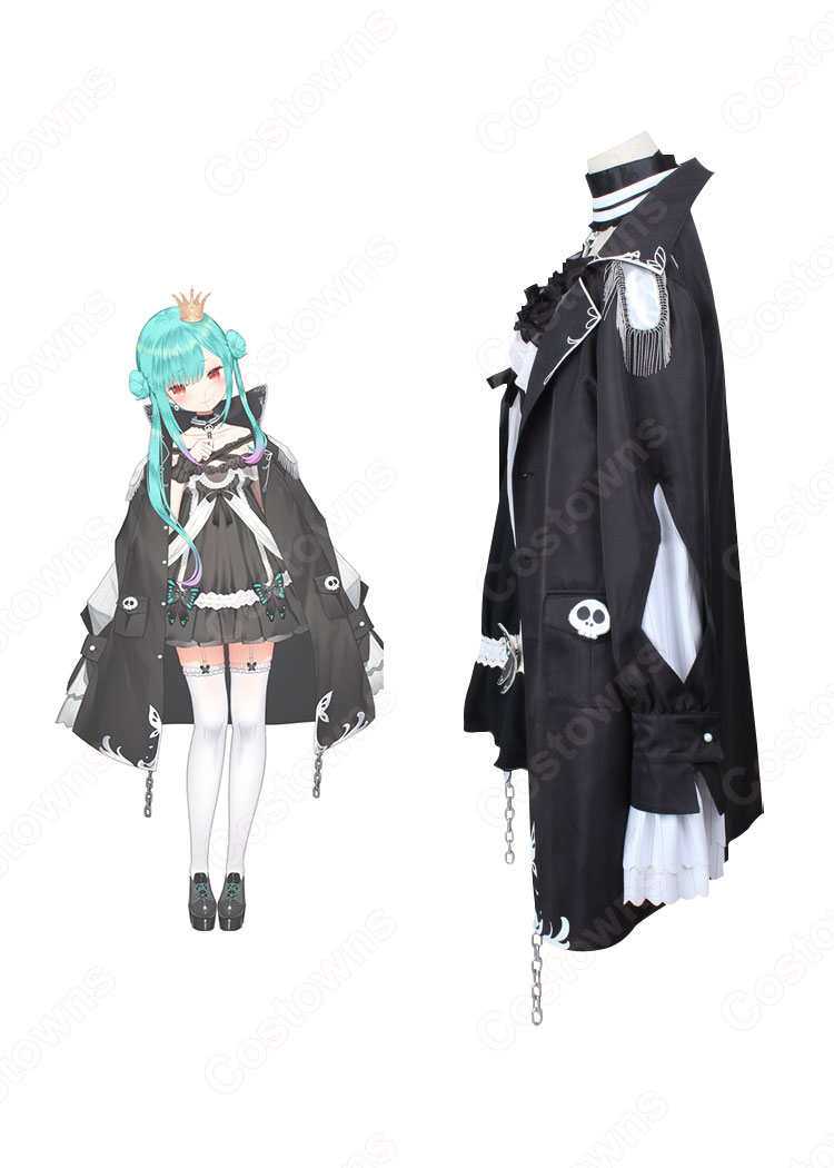 VTuber 潤羽るしあ(うるはるしあ) 2周年記念 コスプレ衣装 hololive(ホロライブ) 3期生 バーチャルYouTuber バーチャルアイドル るーちゃん cosplay 仮装 変装-3