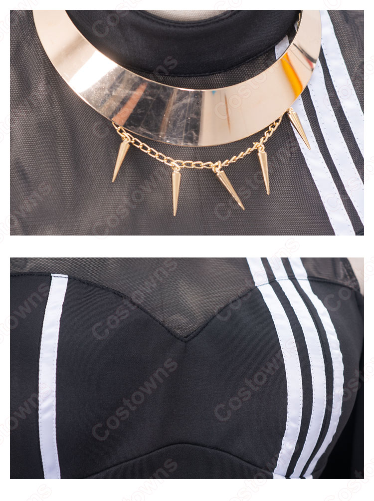 VTuber 獅白ぼたん(ししろぼたん) コスプレ衣装 hololive(ホロライブ) 5期生 初期衣装 バーチャルYouTuber バーチャルアイドル ししろん cosplay 仮装 変装-7