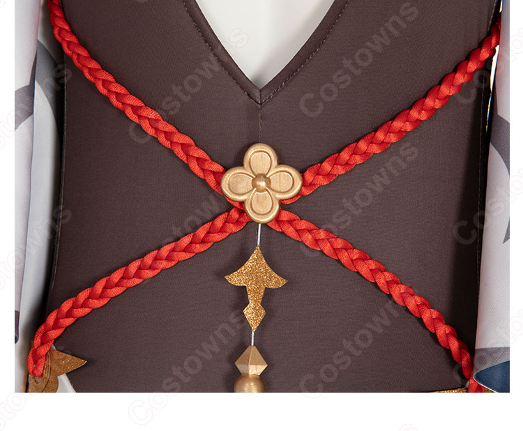 申鶴(シンカク) コスプレ衣装 『原神』(げんしん) 留雲借風真君の弟子 cosplay 仮装 変装-10