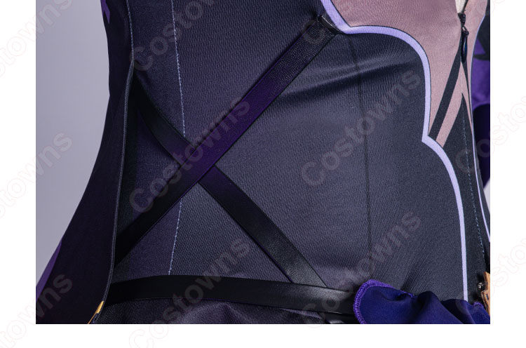 断罪の皇女 フィッシュル コスプレ衣装 『原神』(げんしん) フィッシュル・ヴォン・ルフシュロス・ナフィードット(エミ) cosplay 仮装 変装-6