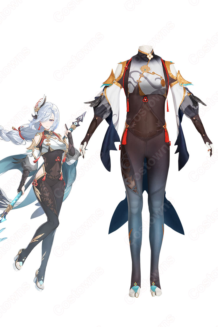 申鶴(シンカク) コスプレ衣装 『原神』(げんしん) 留雲借風真君の弟子 cosplay 仮装 変装-1