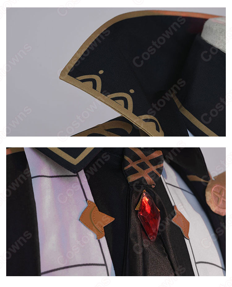 ディルック・ラグヴィンド コスプレ衣装 『原神』（げんしん） アカツキワイナリーの貴公子 cosplay 仮装 変装-4