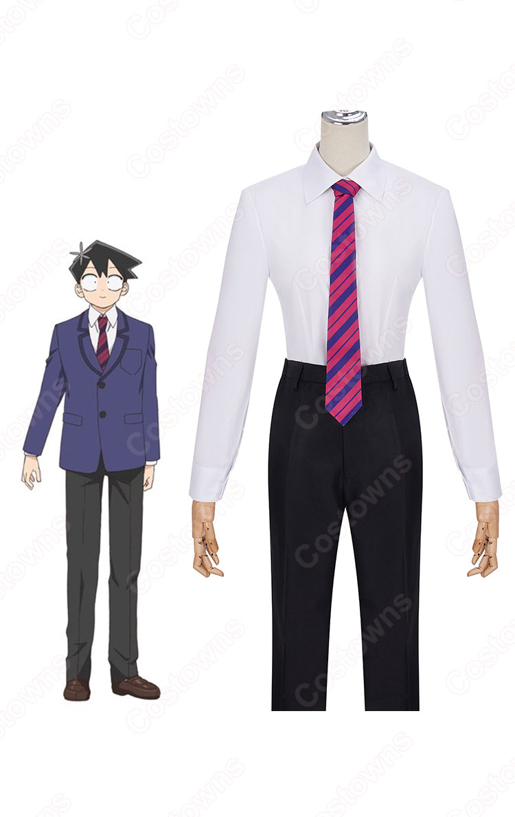 只野仁人(ただのひとひと) 制服 コスプレ衣装 『古見さんは、コミュ症です。』(こみさんはコミュしょうです) cosplay 仮装 変装-3