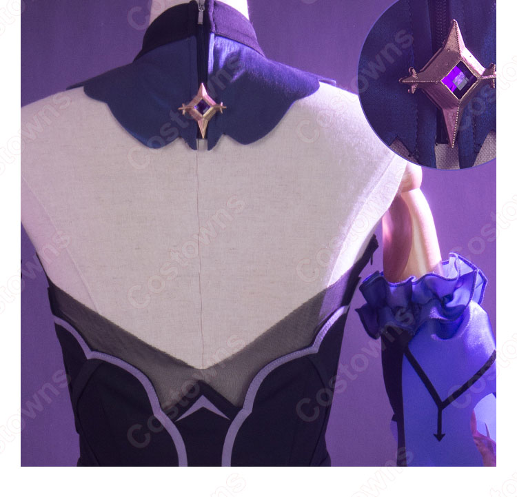 フィッシュル コスプレ衣装 『原神』（げんしん） 冒険者協会 断罪の皇女 cosplay 仮装 変装-9