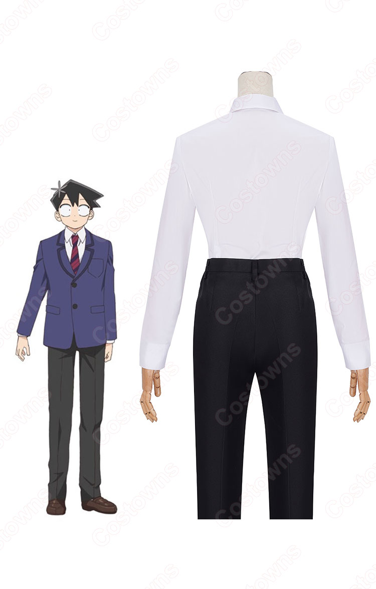 只野仁人(ただのひとひと) 制服 コスプレ衣装 『古見さんは、コミュ症です。』(こみさんはコミュしょうです) cosplay 仮装 変装-4