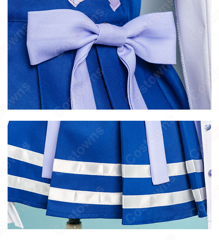 VTuber 湊あくあ(みなとあくあ) 制服衣装 コスプレ衣装 hololive(ホロライブ) 2期生 バーチャルYouTuber バーチャルアイドル あくたん cosplay 仮装 変装 オーダメイド可-8