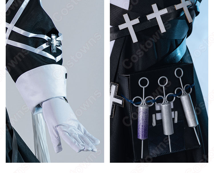 ウィスパーレイン コスプレ衣装 ゲーム 『アークナイツ』 cosplay 仮装 変装-6