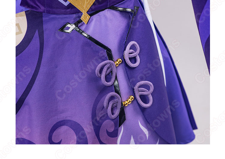 刻晴(コクセイ) コスプレ衣装 ゲーム 『原神』(げんしん) 璃月七星・玉衡(ユーヘン) cosplay 仮装 変装-7