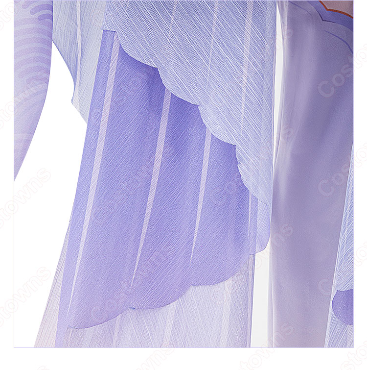 珊瑚宮心海（さんごのみやここみ） コスプレ衣装 ゲーム 『原神（げんしん）』 現人神（あらひとがみ）の巫女 cosplay 仮装 変装-10