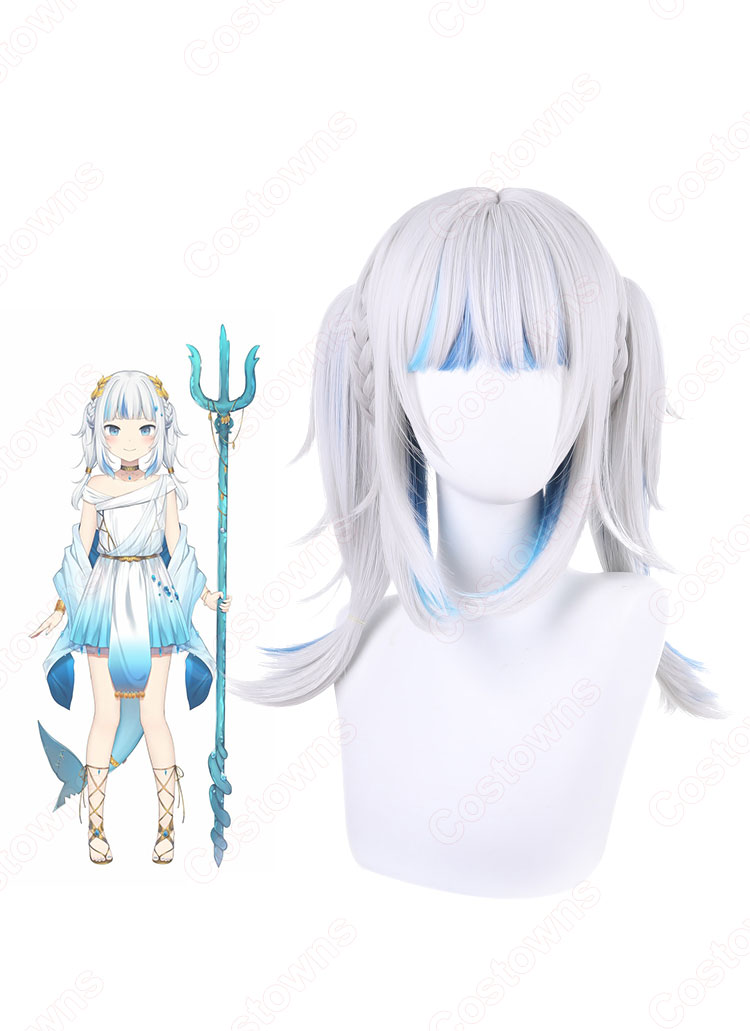 Amazon.co.jp: コスプレウィッグ VTuber ホロライブ がうる・ぐら コスプレ バーチャルYouTuber 耐熱 かつら  cosplay wig イベント ハロウィン (がうる・ぐら) : ホビー