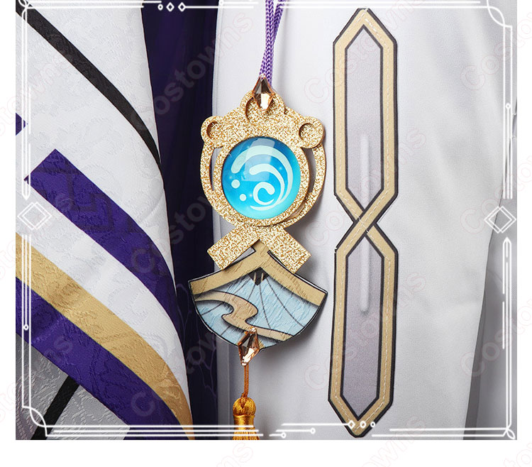 神里綾人(かみさとあやと) コスプレ衣装 『原神(げんしん)』 cosplay 仮装 変装-4