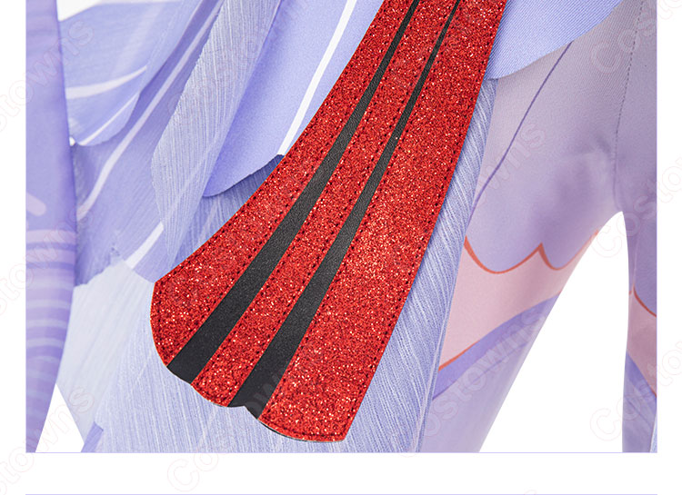 珊瑚宮心海（さんごのみやここみ） コスプレ衣装 ゲーム 『原神（げんしん）』 現人神（あらひとがみ）の巫女 cosplay 仮装 変装-8