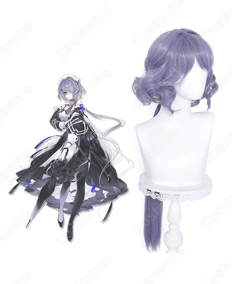 ウィスパーレイン コスプレウィッグ ゲーム 『アークナイツ』 イベリア 耐熱かつら cosplay wig 通販-3