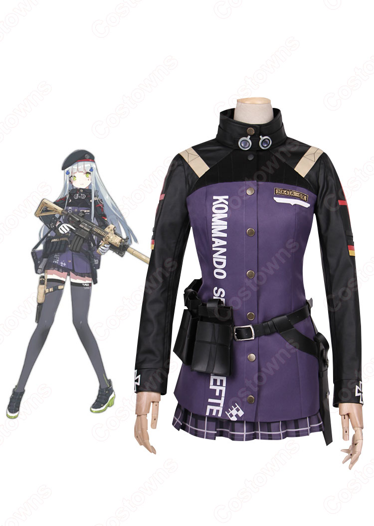 ドルフロ HK416(えいちけーよんいちろく) コスプレ衣装 ゲーム 『ドールズフロントライン』 アサルトライフル 404小隊 cosplay 仮装 変装-1