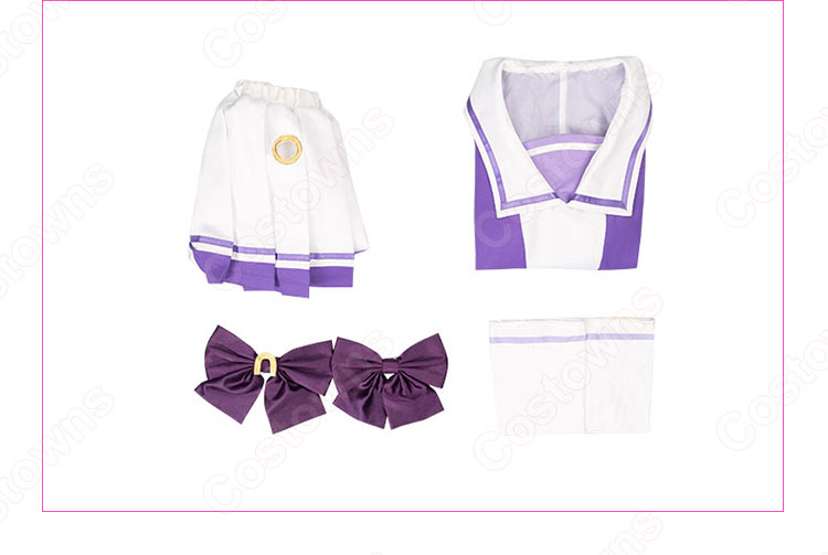 ウマ娘 トレセン学園 セーラー服 制服 コスプレ衣装 『ウマ娘 プリティーダービー』(ウマむすめ プリティーダービー) 夏服 cosplay 仮装 変装-6