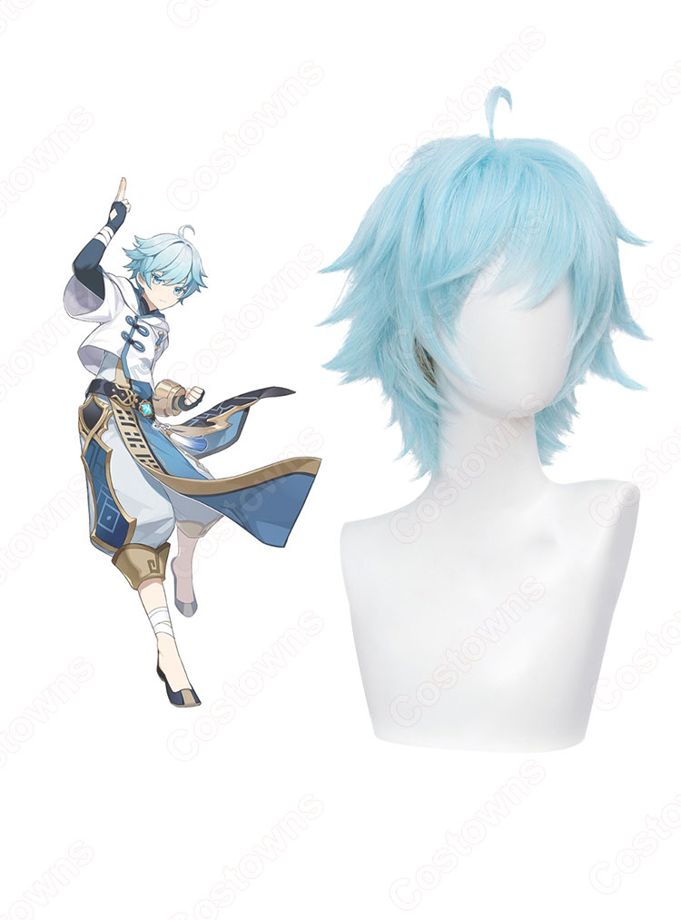 重雲（チョウウン） コスプレウィッグ 『原神』（げんしん） 璃月港 耐熱かつら cosplay wig 通販-2