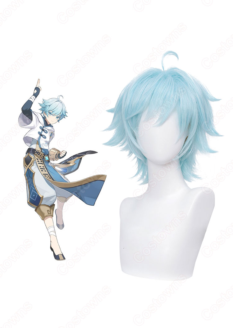 重雲（チョウウン） コスプレウィッグ 『原神』（げんしん） 璃月港 耐熱かつら cosplay wig 通販-1