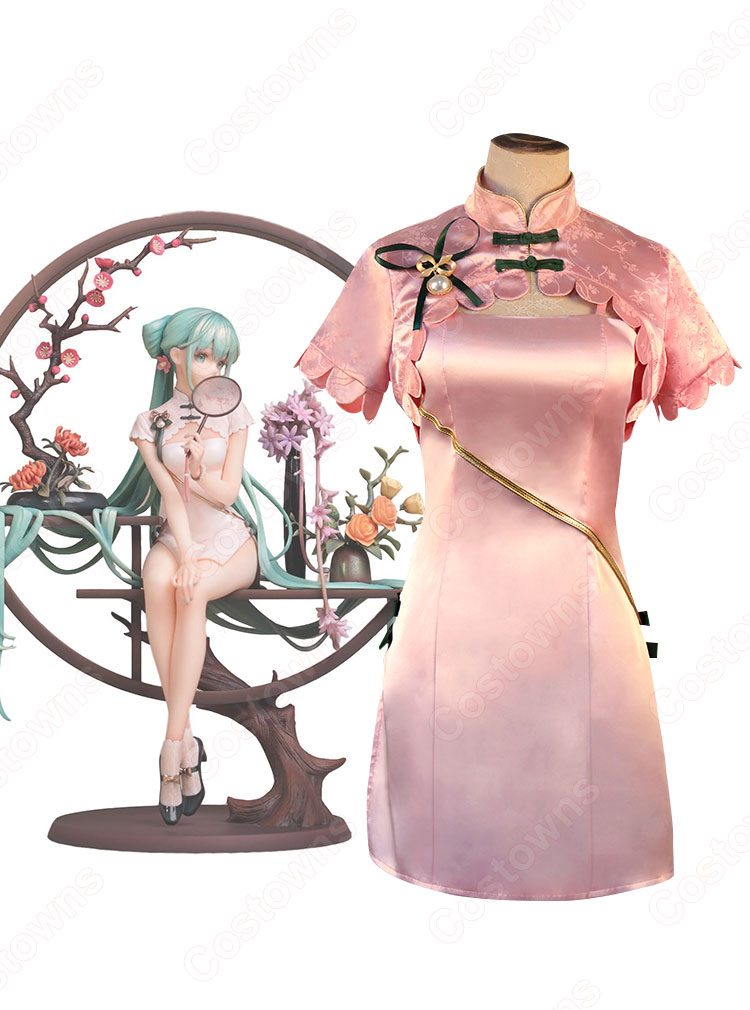 初音ミク（はつね ミク） 韶華 チャイナドレス コスプレ衣装（この商品に関連する動画）