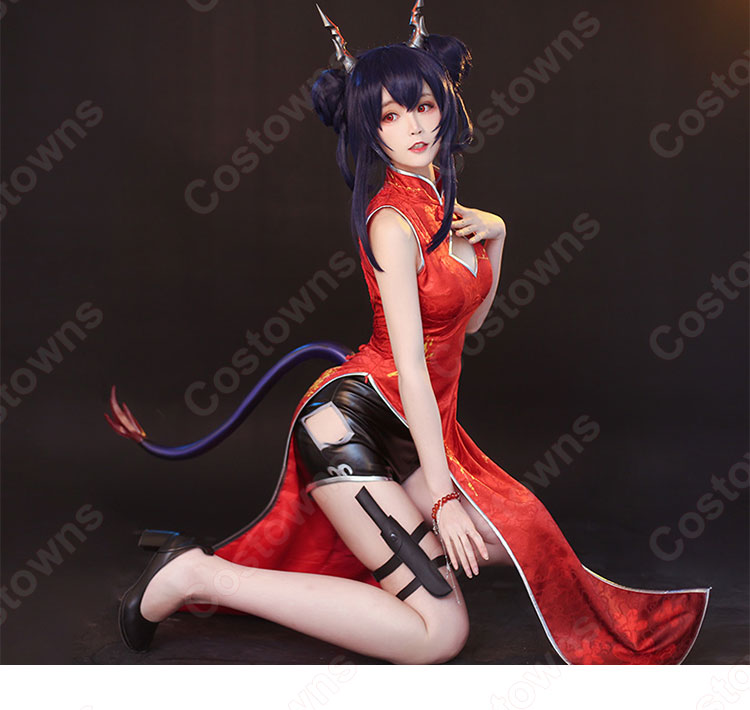 陳(チェン) 歳紅霞 チャイナドレス コスプレ衣装 ゲーム