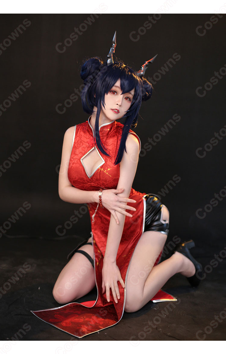 陳(チェン) 歳紅霞 チャイナドレス コスプレ衣装 ゲーム 『アークナイツ』 cosplay 仮装 変装 - Costowns