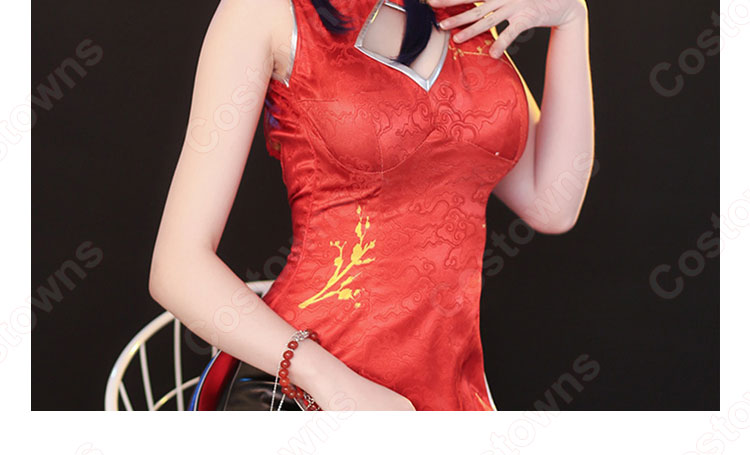 陳(チェン) 歳紅霞 チャイナドレス コスプレ衣装 ゲーム