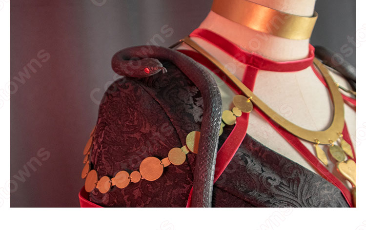 アイデンティティⅤ 呪術師(パトリシア・ドーヴァル) 悪の牙 コスプレ衣装 ゲーム 『IdentityV 第五人格』 サバイバー cosplay 仮装 変装-4