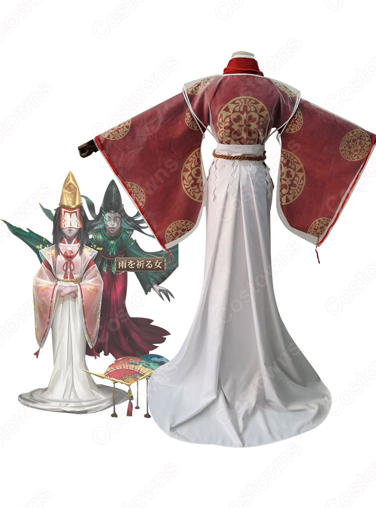 アイデンティティⅤ 芸者(美智子) 雨を祈る女 コスプレ衣装 ゲーム 『IdentityV 第五人格』 ハンター 3周年 cosplay 仮装 変装-3