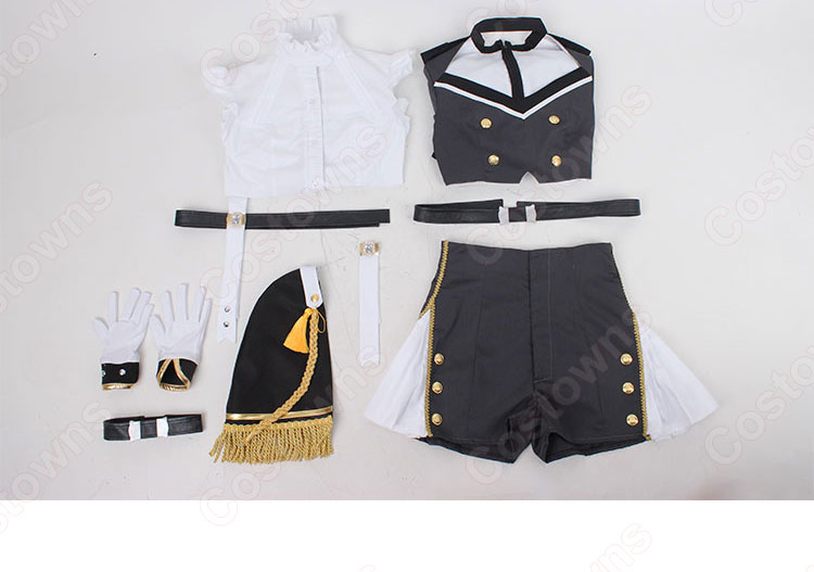 プロセカ 初音ミク(はつね ミク) Crown Knight衣装 軍服 コスプレ衣装 『プロジェクトセカイ カラフルステージ! feat. 初音ミク』 バーチャル・シンガー cosplay 仮装 変装-13