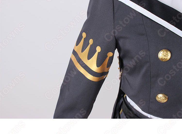 プロセカ 初音ミク(はつね ミク) Crown Knight衣装 軍服 コスプレ衣装 『プロジェクトセカイ カラフルステージ! feat. 初音ミク』 バーチャル・シンガー cosplay 仮装 変装-8